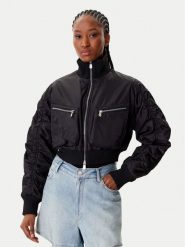 PINKO Kurtka bomber 105339 A2OI Czarny Regular Fit. Czarne kurtki Pinko, xs, bez wzorów, z syntetyku, bez kaptura. Za 1,479.00 zł.