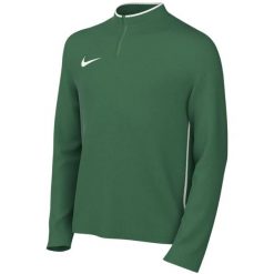 Bluza dla dzieci Nike Dri-Fit Park Drill Top. Zielone topy Nike, bez wzorów, z poliesteru, sportowe, bez kołnierzyka, bez ramiączek. Za 102.99 zł.