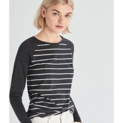 Bluzka w paski - Szary. Bluzki marki Sinsay. Za 24.99 zł.