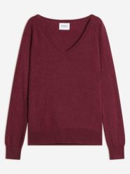 Perfect Cashmere Kaszmirowy sweter "Giusalet" w kolorze bordowym rozmiar: S. Czerwone swetry Perfect Cashmere, s, bez wzorów, z kaszmiru, bez ramiączek. Za 369.99 zł.