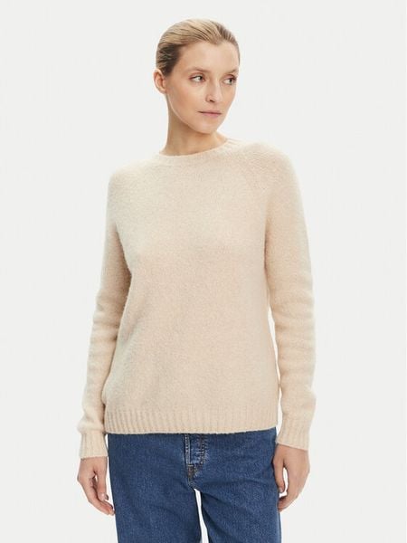 Weekend Max Mara Sweter Ghiacci 2525366151 Beżowy Regular Fit. Brązowe swetry Weekend Max Mara, m, bez wzorów, z wełny, bez ramiączek. Za 559.99 zł.