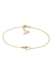 Elli Elli Bransoletka Herz Heart Verschlungen Symbol 925 Silber Bransoletki 1 ct Damski. Szare bransoletki Elli, pozłacane. Za 283.99 zł.