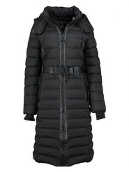 Geographical Norway Płaszcz pikowany "Eleonor" w kolorze czarnym rozmiar: L. Czarne płaszcze Geographical Norway, l, bez wzorów, z tkaniny, bez kaptura. Za 421.05 zł.