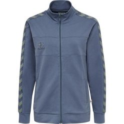 Bluza damska Hummel zip Lmove Classic. Niebieskie bluzy Hummel, l, bez wzorów, sportowe, bez ramiączek, bez kaptura. Za 236.50 zł.