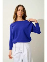 AUTHENTIC CASHMERE Kaszmirowy sweter "Goléon" w kolorze niebieskim rozmiar: S. Niebieskie swetry AUTHENTIC CASHMERE, na lato, s, bez wzorów, z kaszmiru, bez ramiączek. Za 391.99 zł.