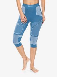 Legginsy termoaktywne damskie X-Bionic Energy Accumulator Light Pants 3/4. Niebieskie legginsy X BIONIC, bez wzorów, z materiału. Za 679.99 zł.