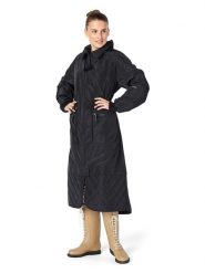 Ilse Jacobsen Płaszcz przeciwdeszczowy w kolorze czarnym rozmiar: 38. Czarne kurtki przeciwdeszczowe Ilse Jacobsen, bez wzorów, bez kaptura, outdoorowe. Za 414.45 zł.