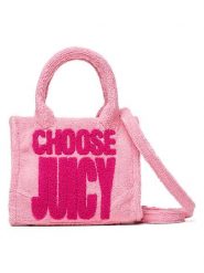 Juicy Couture Torebka w kolorze jasnoróżowym - 19 x 16 x 7 cm rozmiar: onesize. Różowe torebki klasyczne Juicy Couture, bez wzorów, z materiału, przez ramię, bez dodatków. Za 217.99 zł.