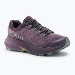 Buty do biegania damskie Merrell Agility Remix. Fioletowe buty do biegania Merrell, bez wzorów, bez zapięcia, do biegania. Za 489.99 zł.