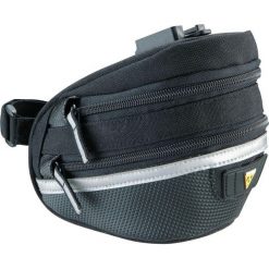 Torebka rowerowa podsiodłowa Topeak Wedge Pack Ii Medium W/fixer. Czarne torebki klasyczne Topeak, bez wzorów, sportowe, bez dodatków. Za 119.90 zł.