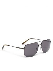 Gino Rossi Okulary przeciwsłoneczne MR22LQ006S Czarny. Czarne okulary przeciwsłoneczne Gino Rossi, bez wzorów, z tworzywa sztucznego. Za 129.99 zł.