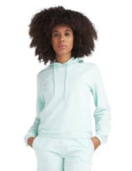 Krótka bluza z kapturem Chic Boxing. Niebieskie bluzy z kapturem LEONE 1947 APPAREL, na lato, l, bez wzorów, z bawełny, z kapturem, na fitness i siłownię. Za 126.26 zł.