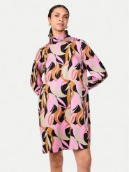 YAS Sukienka codzienna Cilea 26035391 Szary Relaxed Fit. Szare sukienki YAS, na co dzień, xs, bez wzorów, z syntetyku, bez kołnierzyka, bez ramiączek, proste. Za 169.99 zł.