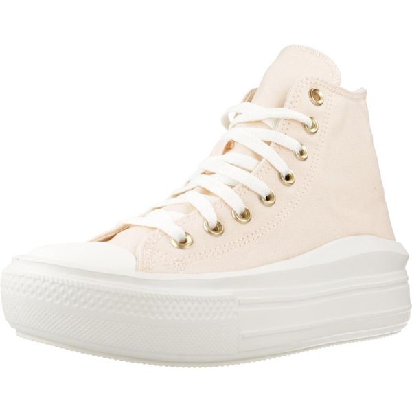 Tenisówki Converse Model Chuck Taylor Move Hi Kolor Pomarańczowy. Brązowe trampki Converse, bez wzorów, z tkaniny, bez zapięcia. Za 376.00 zł.