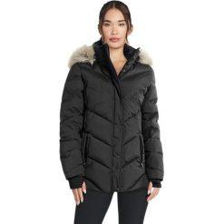 Kurtka Skechers On-the-GO Cozy Fit Journey Parka, Kobiety. Czarne płaszcze Skechers, bez wzorów, z poliesteru, sportowe, bez kaptura. Za 890.00 zł.