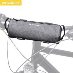 Torba rowerowa Wozinsky z izolacją termiczną. Szare torebki klasyczne Wozinsky, bez wzorów, sportowe, bez dodatków. W wyprzedaży za 37.99 zł.