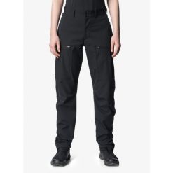Spodnie trekkingowe damskie Houdini More Pants. Czarne spodnie dresowe Houdini, bez wzorów, długie. Za 869.99 zł.