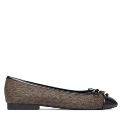 Baleriny MICHAEL Michael Kors. Brązowe baleriny MICHAEL Michael Kors, bez wzorów, bez obcasa, bez zapięcia. Za 609.99 zł.