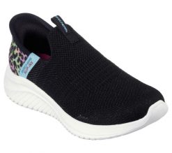 Buty do chodzenia damskie Skechers 303801LBKMT. Czarne buty treningowe Skechers, bez wzorów, z materiału, bez zapięcia, trekkingowe. Za 331.00 zł.