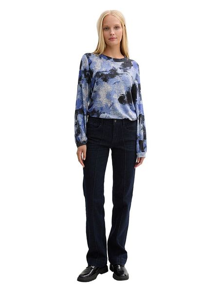 Tom Tailor Bluzka w kolorze niebieskim rozmiar: XL. Niebieskie bluzki Tom Tailor, xl, bez wzorów, bez kołnierzyka, bez ramiączek. Za 70.08 zł.