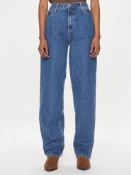 Calvin Klein Jeans Jeansy 90's J20J221680 Granatowy Straight Fit. Niebieskie jeansy Calvin Klein Jeans, s, bez wzorów, z bawełny. Za 569.99 zł.