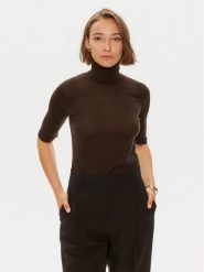 Max Mara Leisure Golf Vadius 2426366098 Brązowy Standard Fit. Brązowe swetry Max Mara Leisure, m, bez wzorów, z wełny, bez ramiączek. Za 459.99 zł.