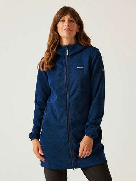 Regatta Kurtka polarowa "Bloomfield" w kolorze granatowym rozmiar: 42. Niebieskie kurtki Regatta, bez wzorów, z materiału, bez kaptura. Za 140.86 zł.