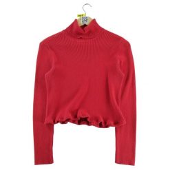 Damski sweter z golfem czerwony. Czerwone swetry Ralph Lauren, m, bez wzorów, bez ramiączek. Za 51.08 zł.