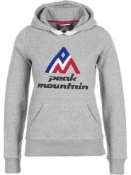 Peak Mountain Bluza w kolorze szarym rozmiar: S. Szare bluzy Peak Mountain, s, bez wzorów, bez kaptura. Za 110.29 zł.