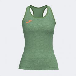 Tank top do biegania damski Joma R-Trail Nature. Zielone topy Joma, m, bez wzorów, bez kołnierzyka, bez ramiączek. W wyprzedaży za 120.00 zł.