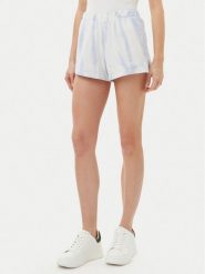 Guess Szorty sportowe V5GD11 KCRQ0 Błękitny Relaxed Fit. Niebieskie szorty sportowe Guess, z aplikacjami, z bawełny. Za 185.00 zł.
