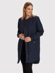 Kaffe Kurtka puchowa Shally 10504093 Granatowy Regular Fit. Niebieskie kurtki Kaffe, bez wzorów, z puchu, bez kaptura. Za 249.99 zł.