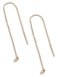 Miu Silver Pozłacane kolczyki rozmiar: onesize. Różowe kolczyki Miu Silver, pozłacane. Za 43.99 zł.