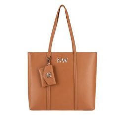 Torebka Nine West. Brązowe shopper bag Nine West, bez wzorów, bez dodatków. Za 299.99 zł.