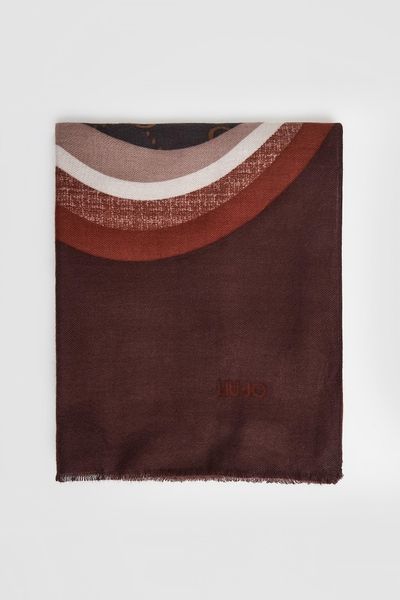 Chusta damska ze wzorem LIU JO. Chusty Liu Jo, bez wzorów. W wyprzedaży za 125.30 zł.