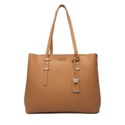 Torebka Nine West. Brązowe shopper bag Nine West, bez wzorów, bez dodatków. Za 279.99 zł.
