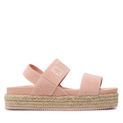 Sandały Big Star Shoes. Czerwone sandały BIG STAR SHOES, bez wzorów, retro, bez obcasa, na płaskiej podeszwie, bez zapięcia. Za 179.99 zł.