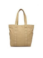 Calvin Klein Torebka Webbing Strap Canvas Tote LV04F3463G Beżowy. Brązowe torebki klasyczne Calvin Klein, bez wzorów, z materiału, bez dodatków. Za 529.99 zł.