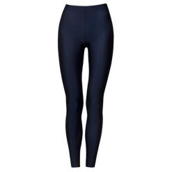 Legginsy sportowe damskie DEEP TRIP Basic. Czarne legginsy DEEP TRIP, bez wzorów, z elastanu, sportowe. Za 149.00 zł.