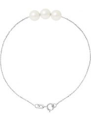 Pearl Addict Srebrna bransoletka z perłami rozmiar: onesize. Białe bransoletki Pearl Addict, z perłą, srebrne. Za 173.99 zł.