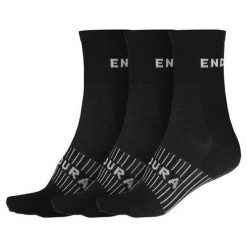 Skarpety Endura Coolmax 3 pary. Czarne skarpetki ENDURA, bez wzorów. Za 69.99 zł.