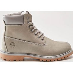 Skórzane trapery - Jasny szar. Buty trekkingowe marki House. W wyprzedaży za 139.99 zł.