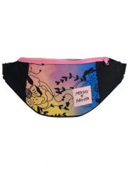 Nerka z kwiatowym wzorem Peach Flowers 2,5L Meatfly. Brązowe nerki i saszetki Meatfly, bez wzorów, z materiału, eleganckie, bez dodatków. Za 118.99 zł.