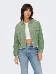 ONLY Kurtka dżinsowa w kolorze zielonym rozmiar: XL. Zielone kurtki ONLY, xl, bez wzorów, z bawełny, bez kaptura. Za 136.45 zł.
