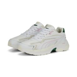 Buty Sportowe Damskie Puma Teveris Nitro Preppy. Białe buty sportowe lifestyle Puma, bez wzorów, bez zapięcia, trekkingowe. Za 316.99 zł.