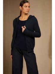 Perfect Cashmere Kaszmirowy kardigan "Emma" w kolorze czarnym rozmiar: XXL. Czarne swetry Perfect Cashmere, xxl, bez wzorów, z kaszmiru, bez ramiączek. Za 413.99 zł.