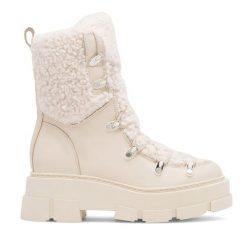 Śniegowce Badura. Brązowe śniegowce Badura, bez wzorów, bez zapięcia. Za 449.99 zł.
