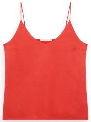 Scotch & Soda Top w kolorze czerwonym rozmiar: S. Czerwone topy Scotch & Soda, s, bez wzorów, z wiskozy, bez kołnierzyka, bez ramiączek. Za 92.21 zł.