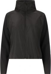 Kurtka damska Athlecia Aiana. Czarne kurtki do biegania Athlecia, bez wzorów, z materiału, bez kaptura, do biegania. Za 259.00 zł.