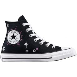 Adidasy Converse Chuck Taylor All Star Celestial, Dla obu płci. Czarne buty sportowe lifestyle Converse, bez wzorów, retro, bez zapięcia. Za 490.00 zł.